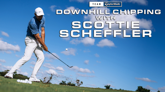 HOW SCOTTIE SCHEFFLER HITS A DOWN HILL CHIP SHOT